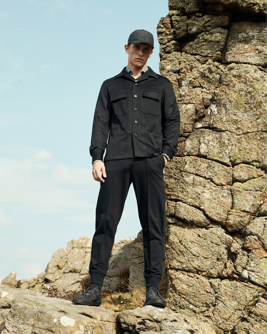 Homme | Chemises | Zegna | Oasi Cashmere Overshirt Navy