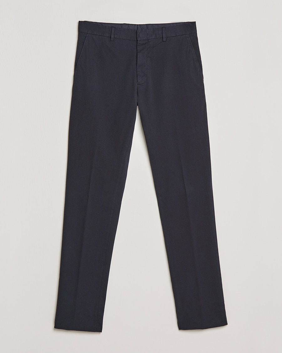 Homme | Pantalons | Zegna | Premium Cotton Chinos Navy