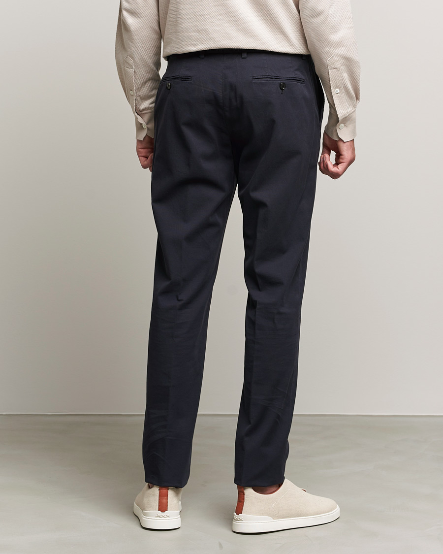 Homme | Pantalons | Zegna | Premium Cotton Chinos Navy