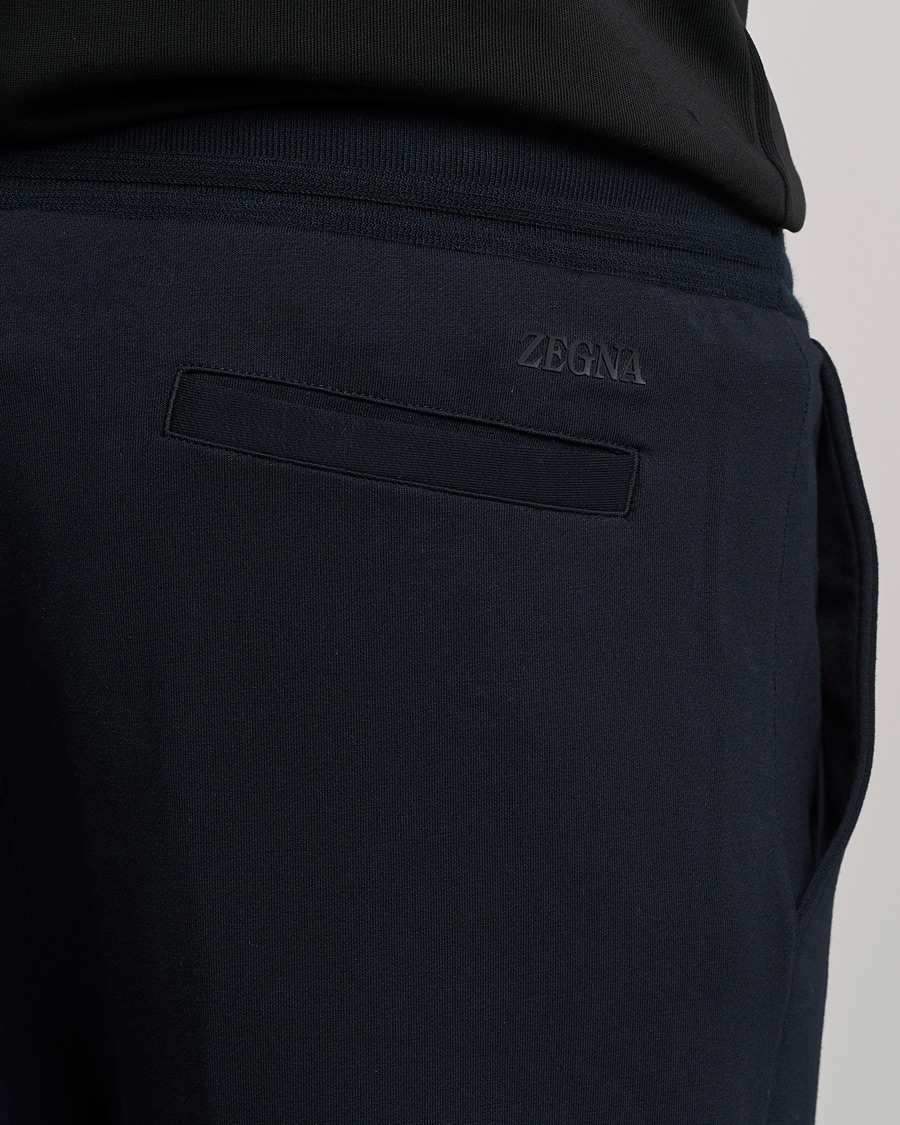 Homme | Pantalons | Zegna | Cotton Stretch Joggers Navy