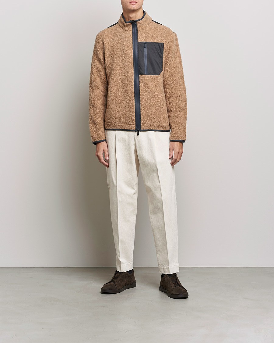 Homme | Pantalons | Zegna | Pleated Bull Denim Pants Off White