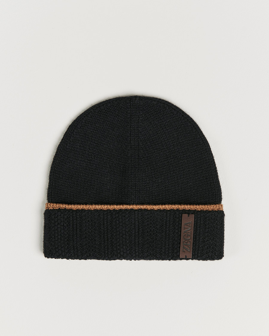 Homme | Zegna Cashmere Beanie Black | Zegna | Cashmere Beanie Black