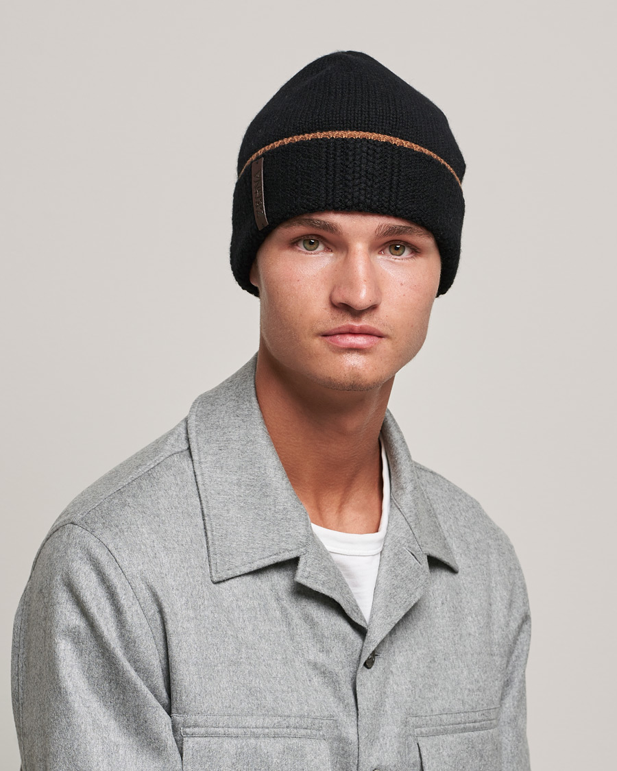 Homme | Zegna Cashmere Beanie Black | Zegna | Cashmere Beanie Black
