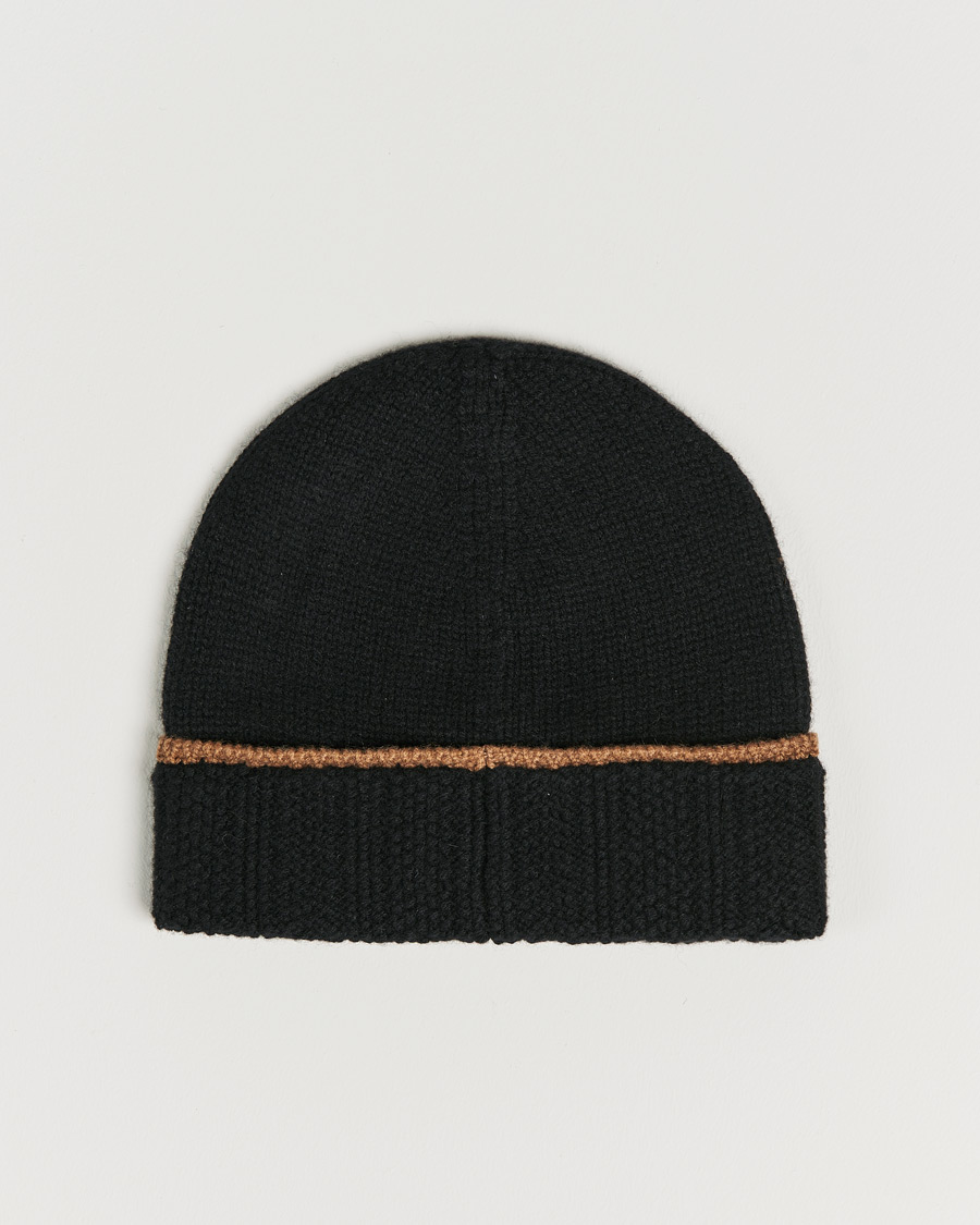 Homme | Zegna Cashmere Beanie Black | Zegna | Cashmere Beanie Black