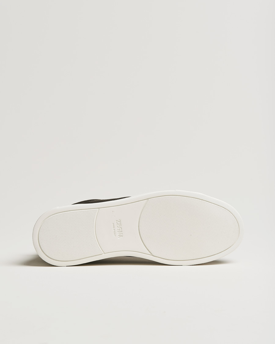 Homme | Zegna Triple Stitch Sneaker Dark Brown Calf | Zegna | Triple Stitch Sneaker Dark Brown Calf