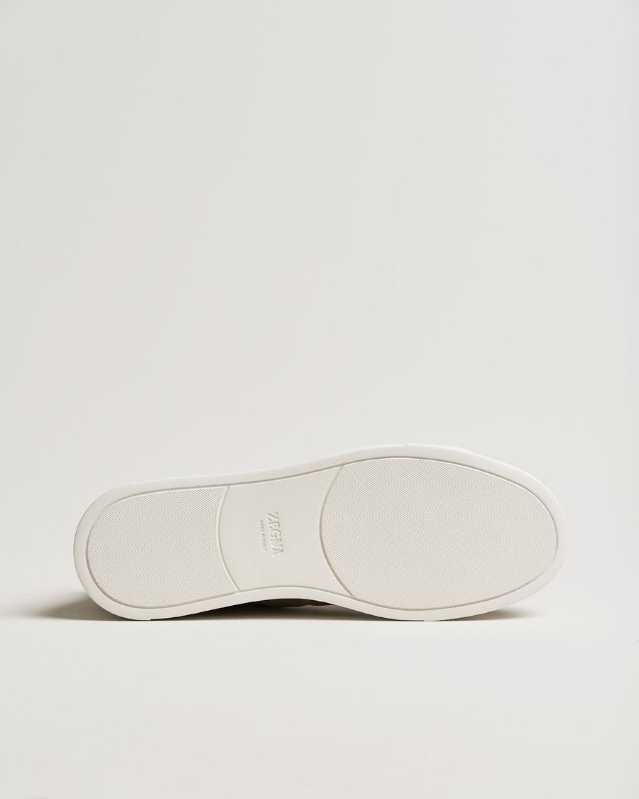 Homme | Zegna Triple Stitch Sneakers Beige Suede | Zegna | Triple Stitch Sneakers Beige Suede