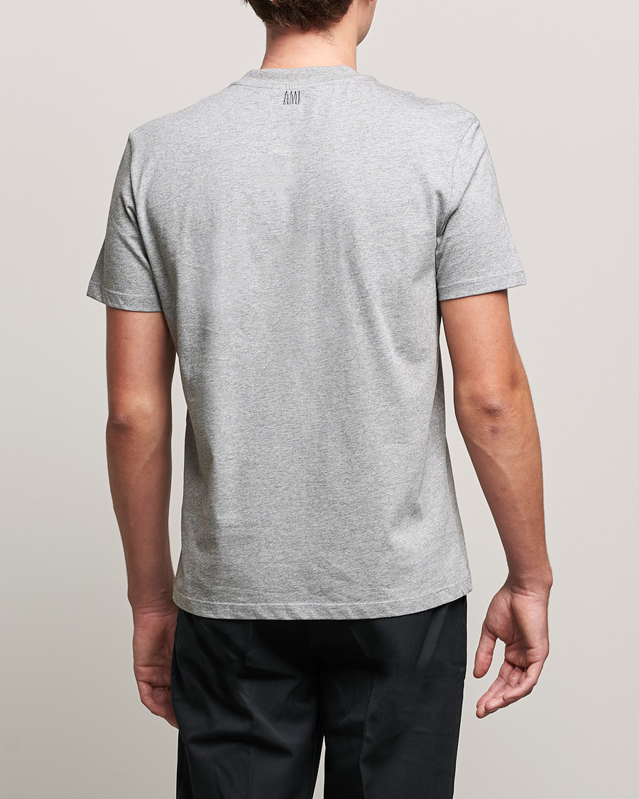 Homme | T-shirts | AMI | Heart Logo T-Shirt Heather Grey