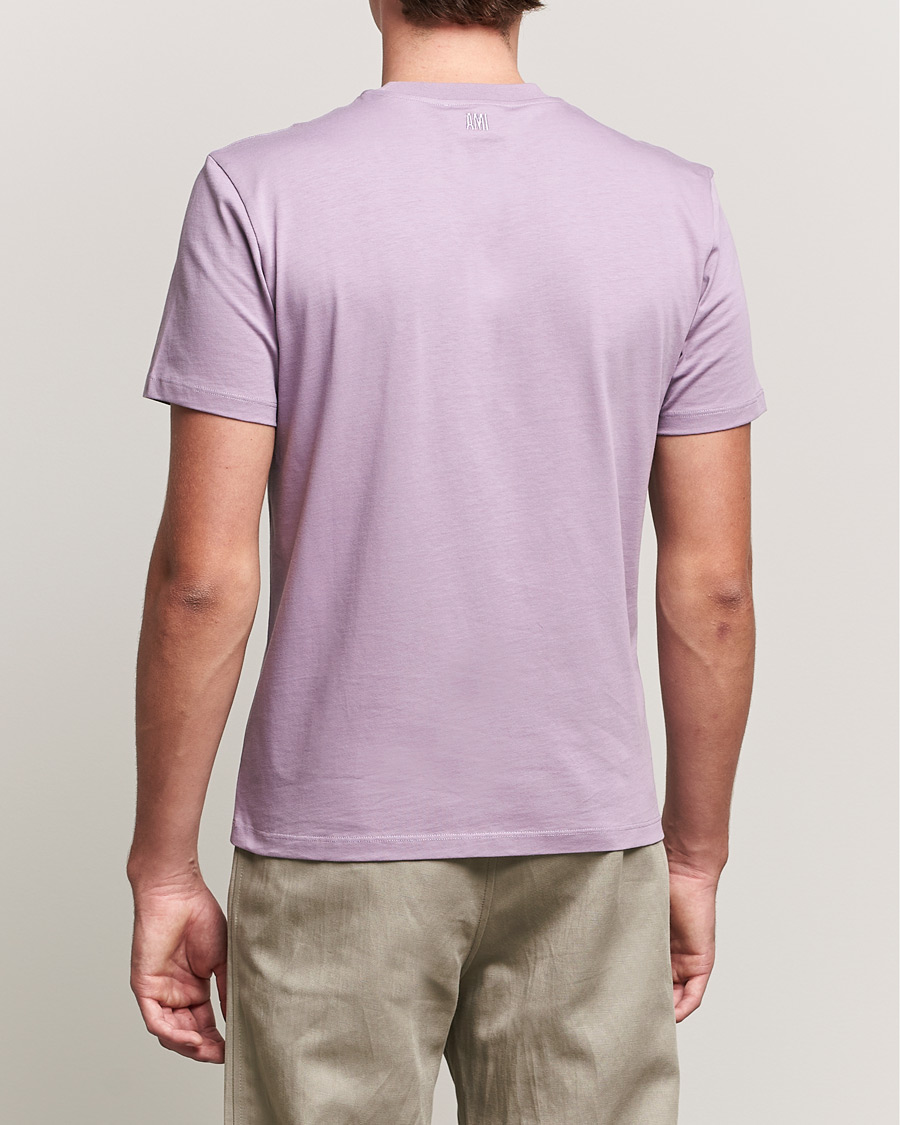 Homme | T-shirts | AMI | Heart Logo T-Shirt Washed Purple