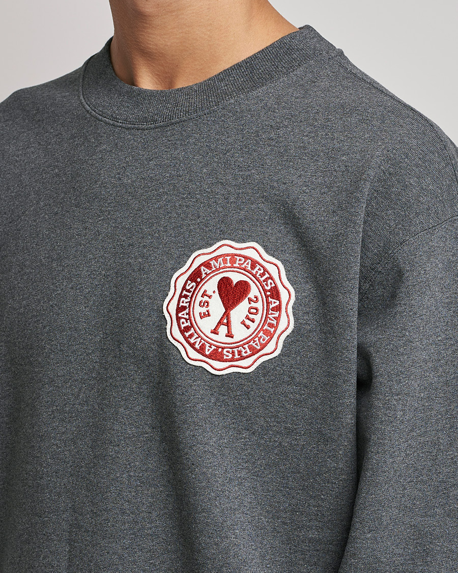 Homme | Pulls Et Tricots | AMI | France Patch Sweatshirt Heather Grey