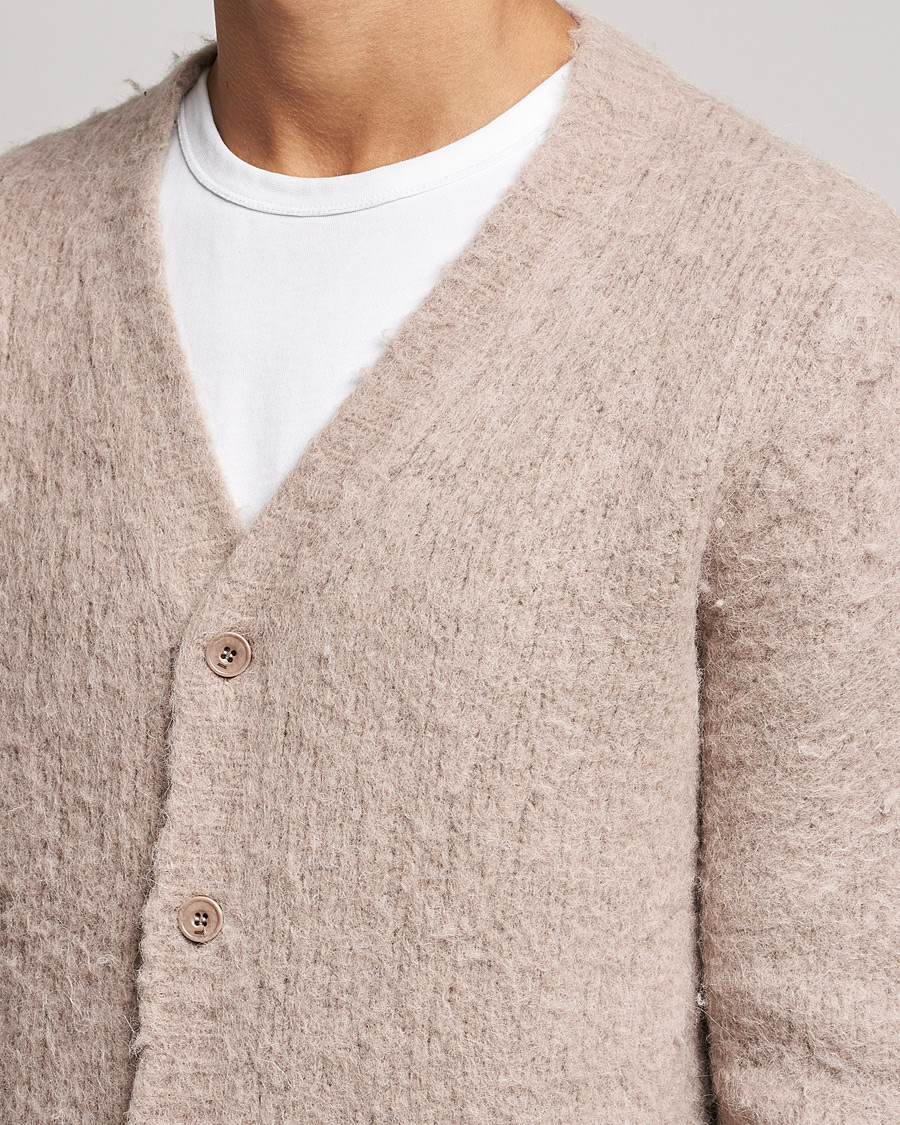 Homme | Pulls Et Tricots | AMI | Brushed Wool Cardigan Beige