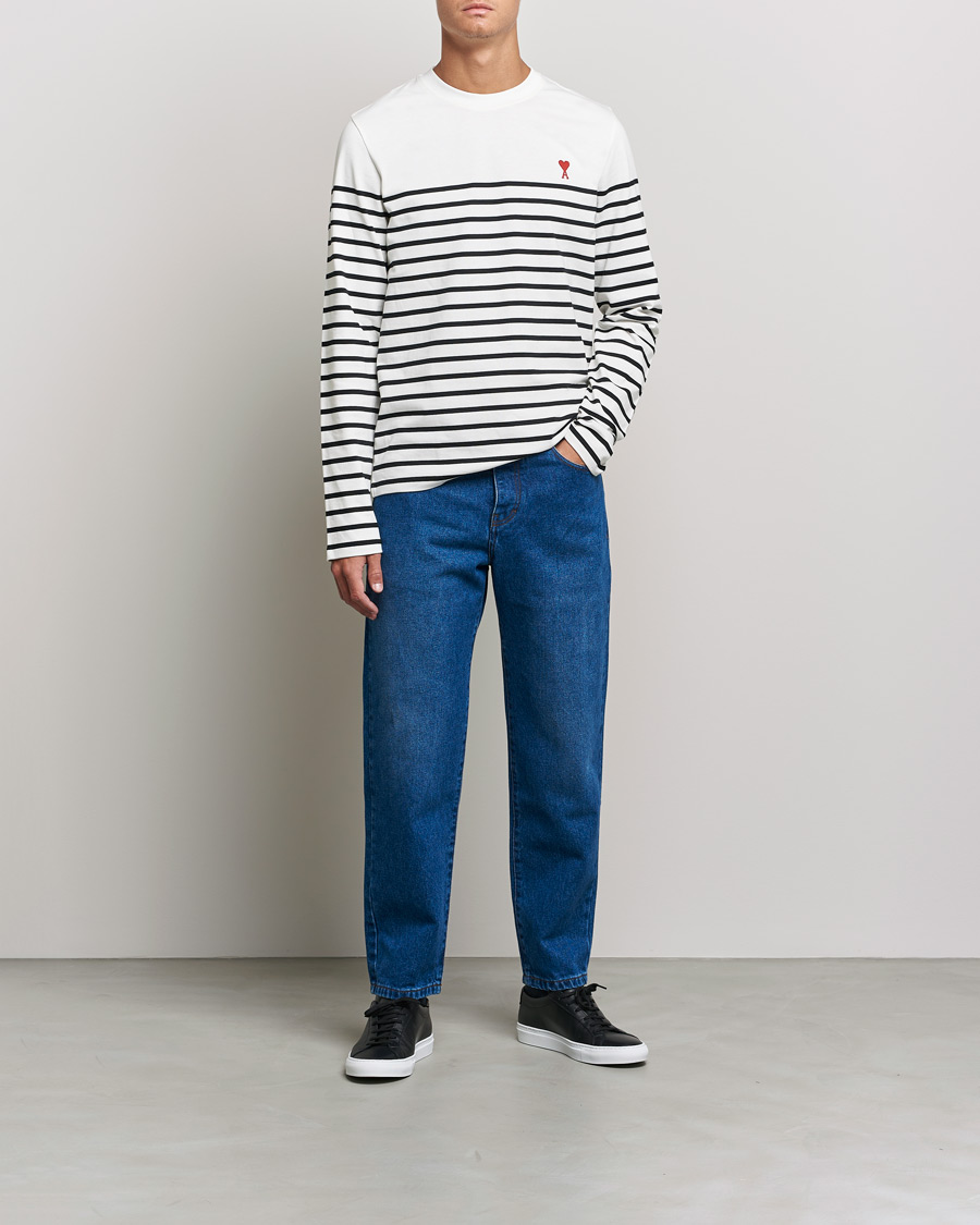 Homme | Jeans | AMI | Tapered Jeans Dark Blue Wash