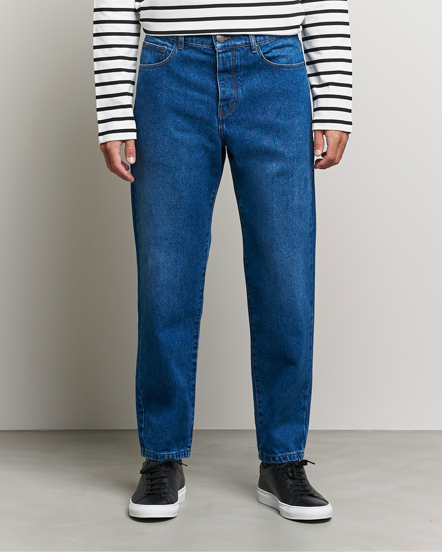 Homme | Jeans | AMI | Tapered Jeans Dark Blue Wash