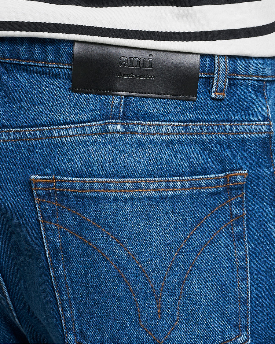 Homme | Jeans | AMI | Tapered Jeans Dark Blue Wash