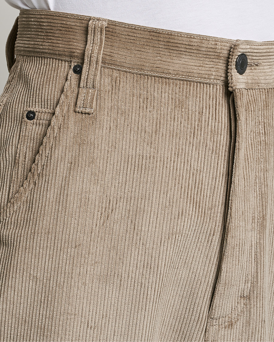 Homme | Pantalons | AMI | Alex Corduroy Trousers Beige