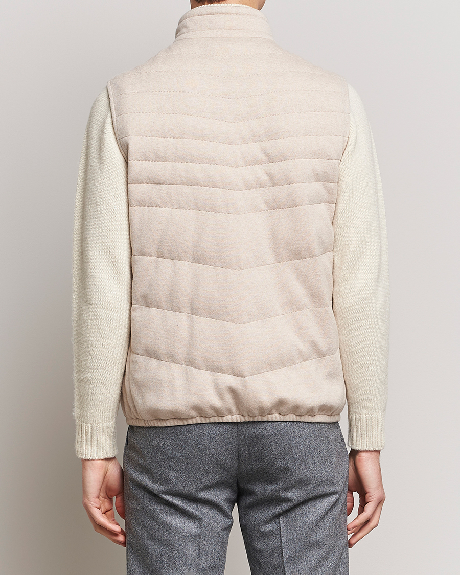 Homme | Manteaux Et Vestes | Brunello Cucinelli | Cashmere Quilted Vest Beige