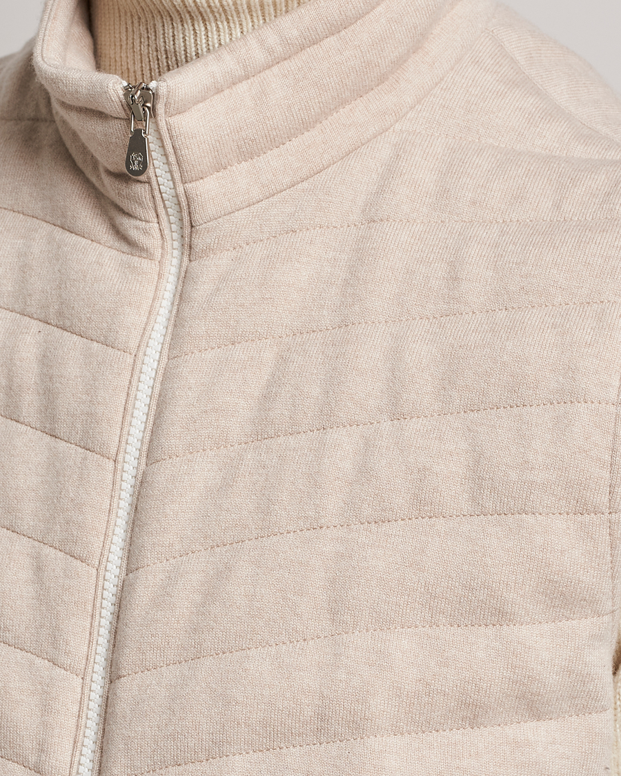 Homme | Manteaux Et Vestes | Brunello Cucinelli | Cashmere Quilted Vest Beige