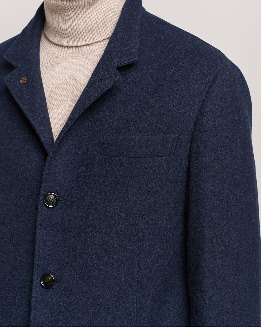 Homme | Manteaux Et Vestes | Brunello Cucinelli | Cashmere City Jacket Dark Blue