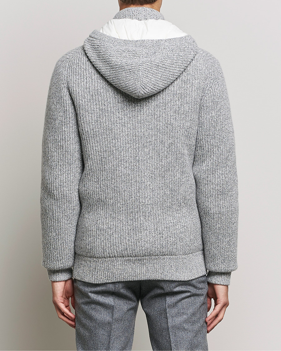 Homme | Manteaux Et Vestes | Brunello Cucinelli | Hooded Cashmere Jacket Light Grey