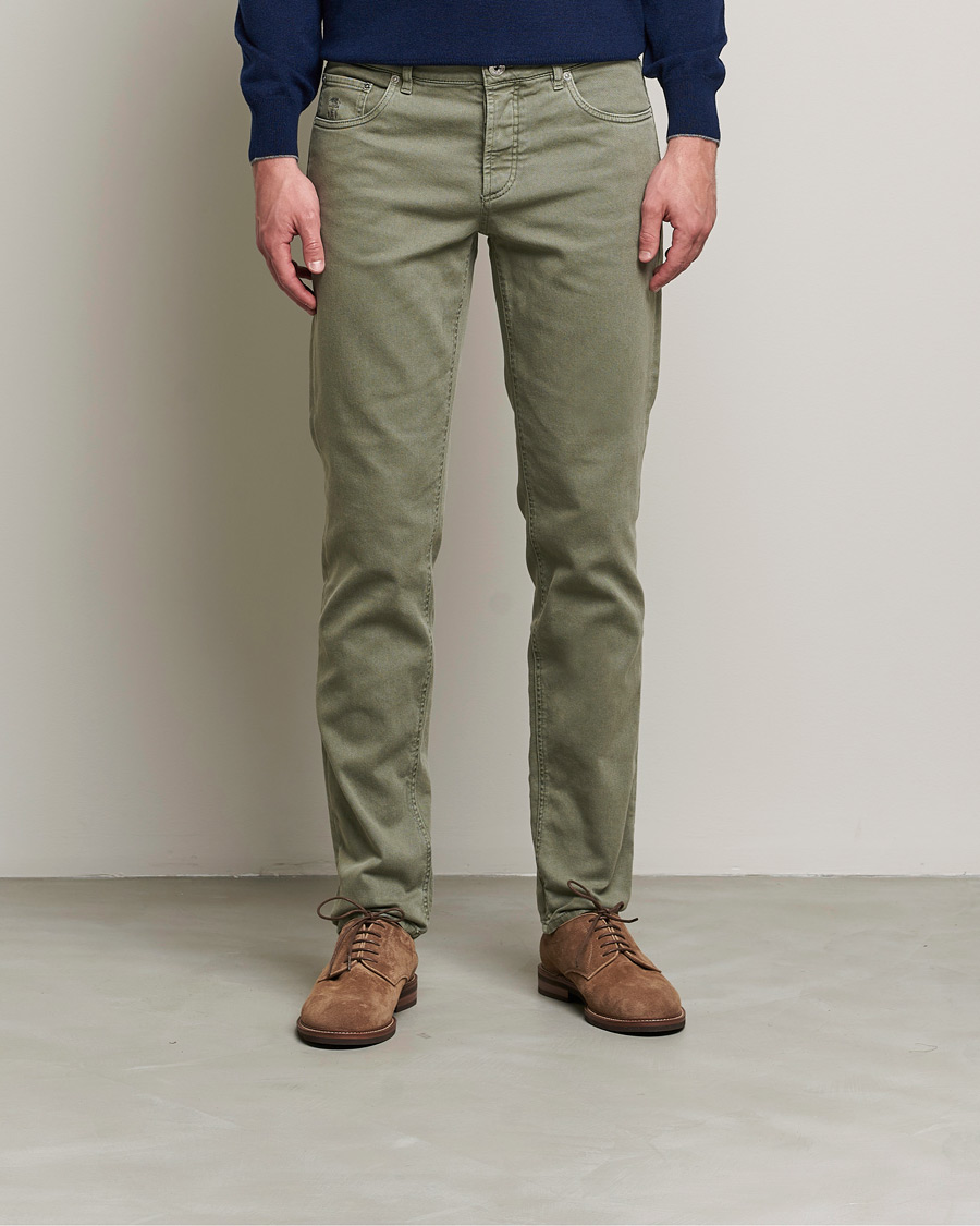 Homme | Pantalons | Brunello Cucinelli | Slim Fit 5-Pocket Pants Military