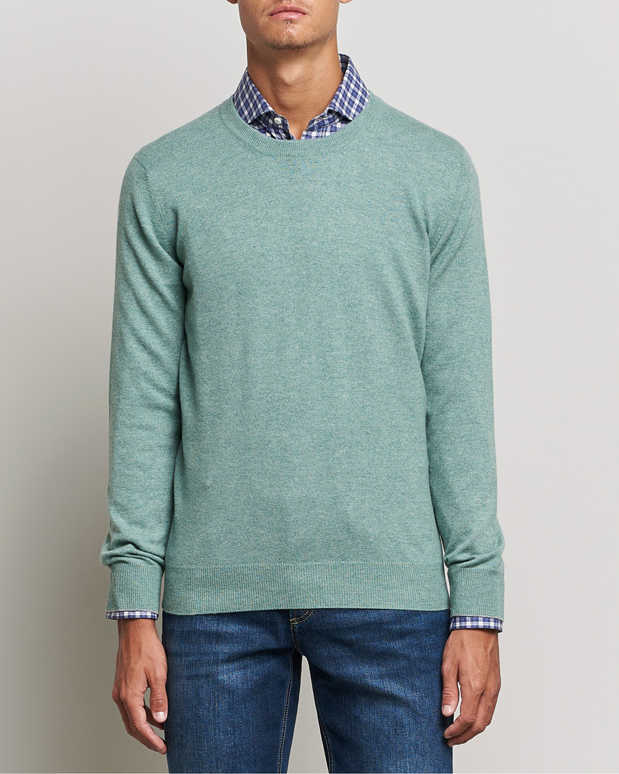 Homme | Pulls Et Tricots | Brunello Cucinelli | 2 Ply Cashmere Pullover Emerald Green