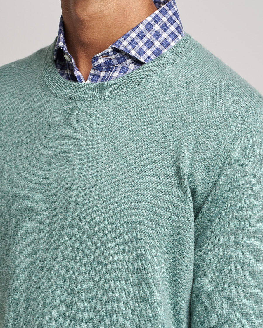 Homme | Pulls Et Tricots | Brunello Cucinelli | 2 Ply Cashmere Pullover Emerald Green