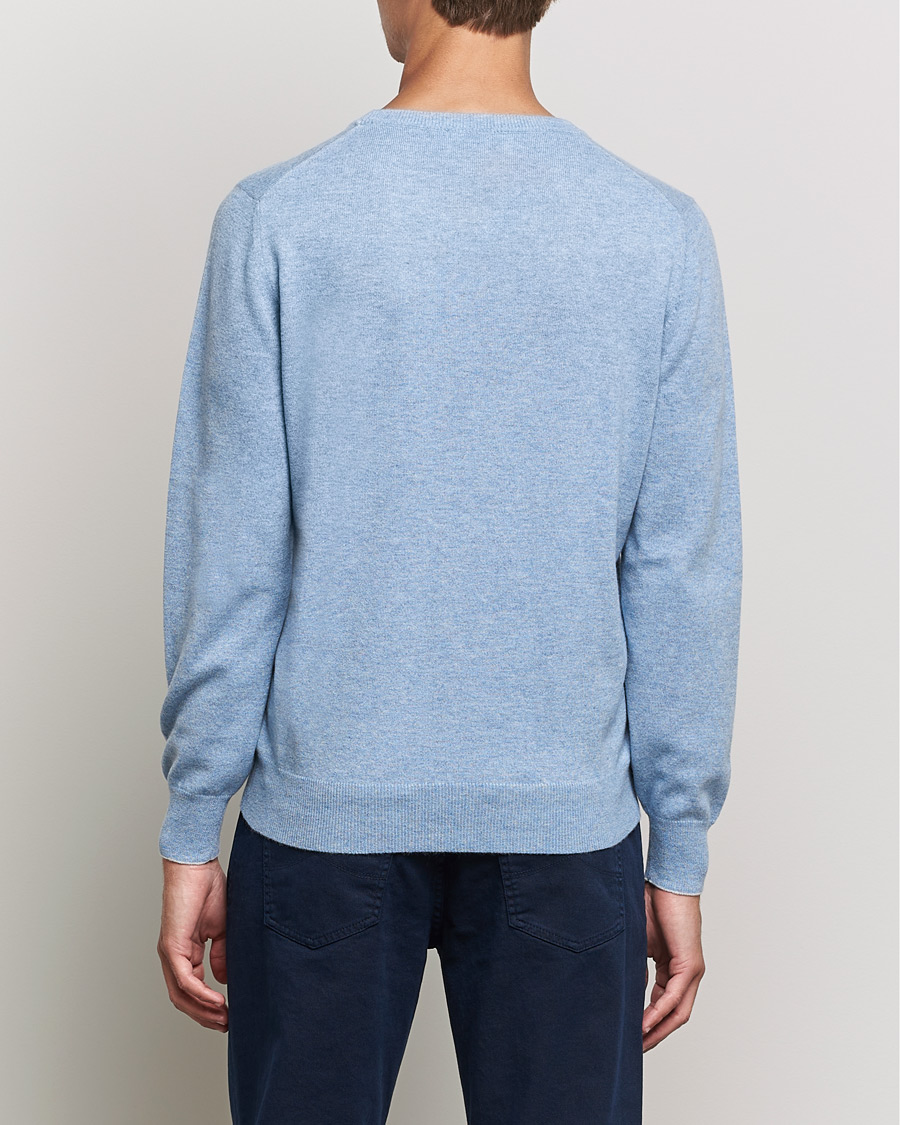 Homme | Pulls Et Tricots | Brunello Cucinelli | 2 Ply Cashmere Pullover Light Blue