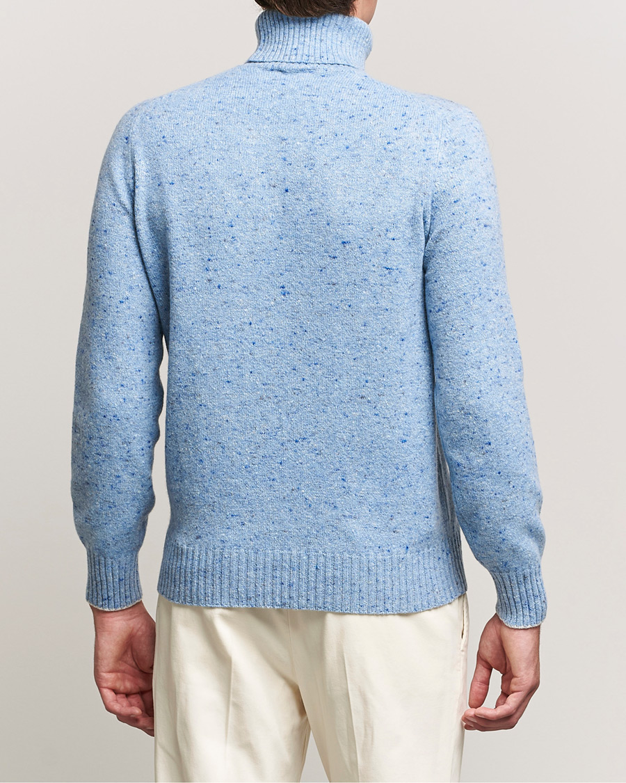 Homme | Pulls Et Tricots | Brunello Cucinelli | Cashmere Blend Rollneck Light Blue