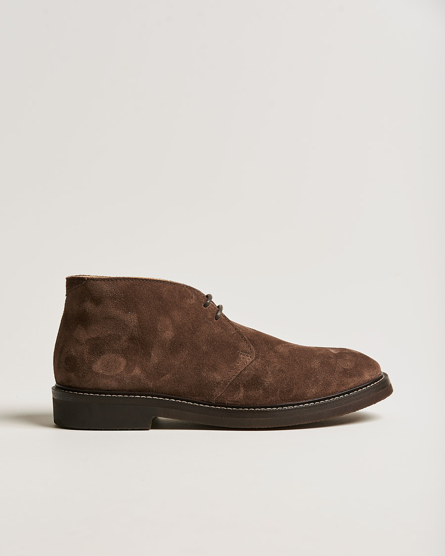 Homme | Brunello Cucinelli Desert Boot Dark Brown Suede | Brunello Cucinelli | Desert Boot Dark Brown Suede