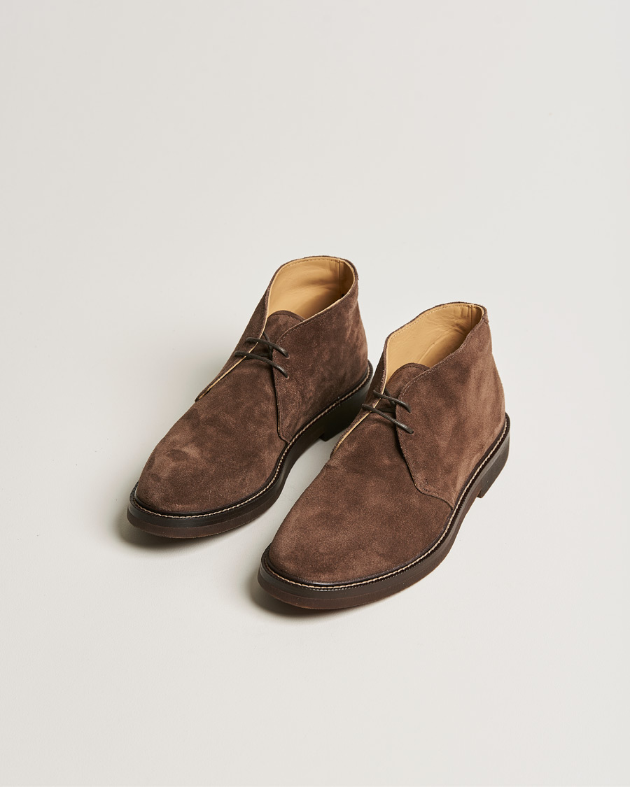 Homme | Brunello Cucinelli Desert Boot Dark Brown Suede | Brunello Cucinelli | Desert Boot Dark Brown Suede