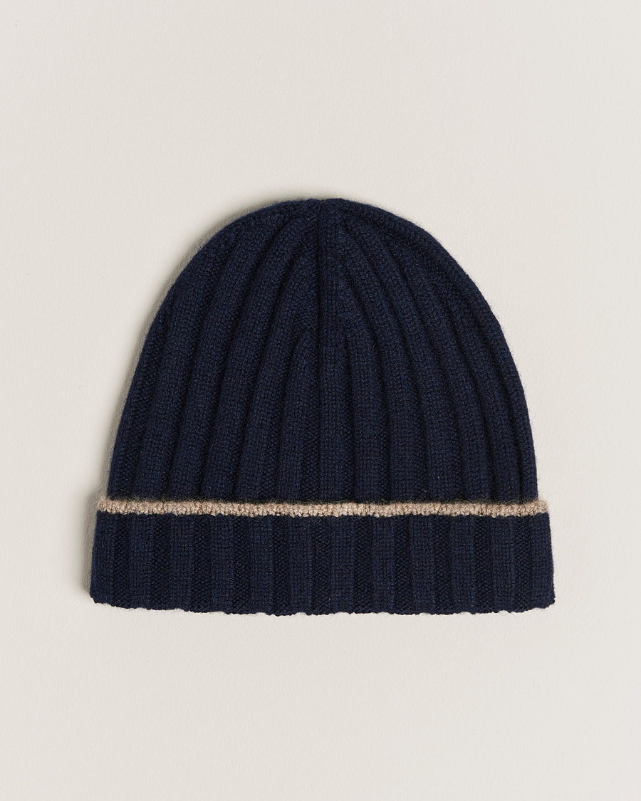 Homme | Brunello Cucinelli Cashmere Beanie Navy | Brunello Cucinelli | Cashmere Beanie Navy