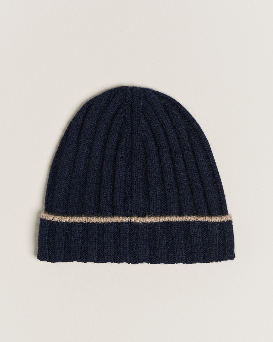 Homme | Brunello Cucinelli Cashmere Beanie Navy | Brunello Cucinelli | Cashmere Beanie Navy