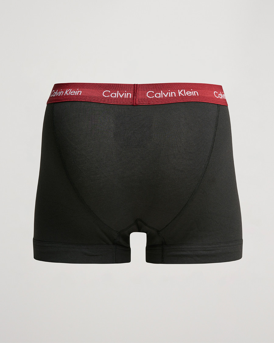 Homme | Sous-Vêtements Et Chaussettes | Calvin Klein | Cotton Stretch 3-Pack Trunk Camel/Black/Red