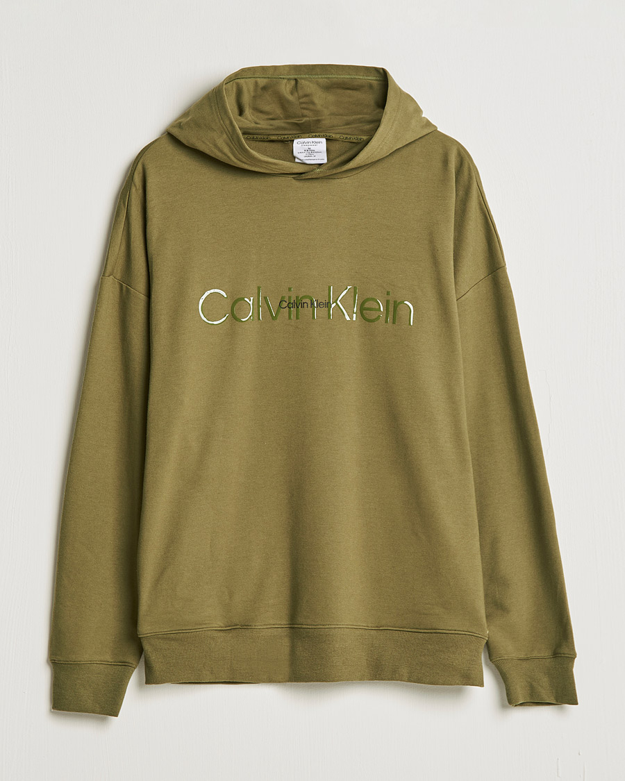 Homme | Pulls Et Tricots | Calvin Klein | Loungewear Logo Hoodie Olive
