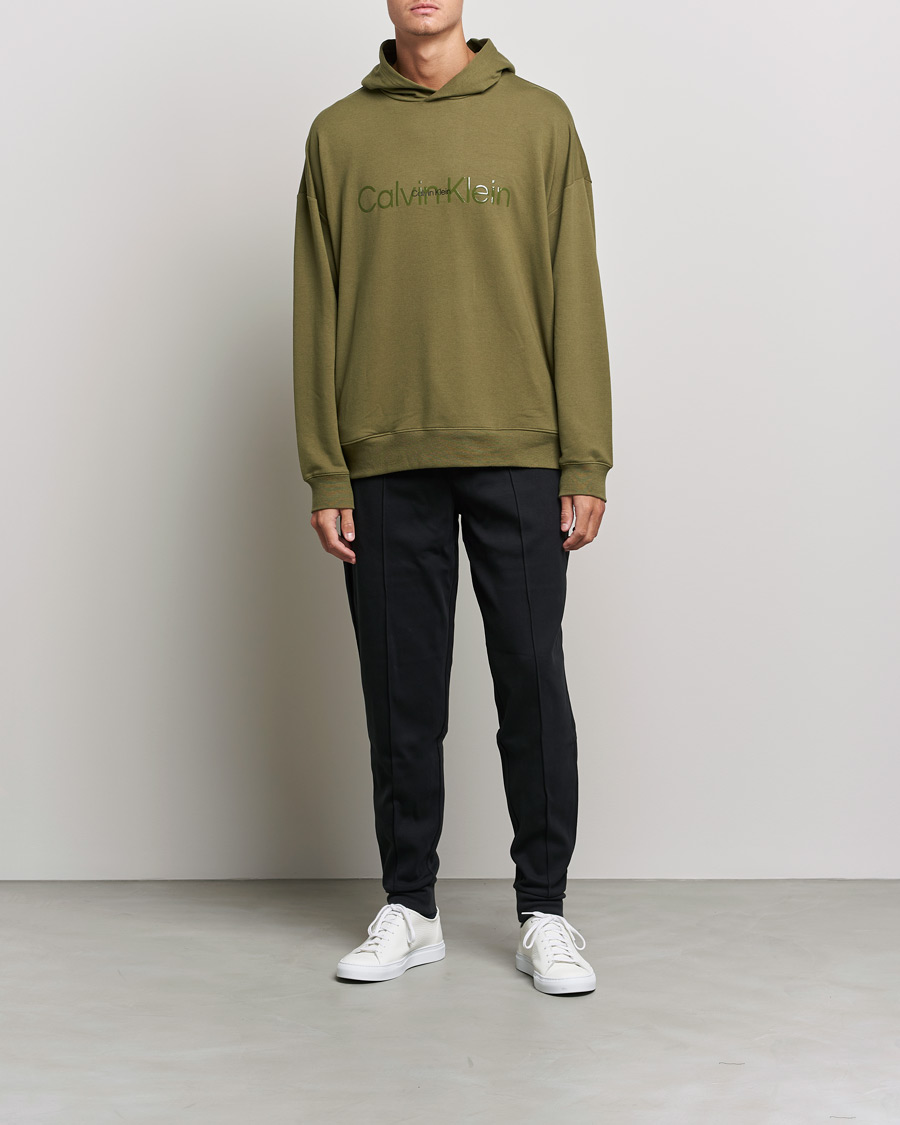 Homme | Pulls Et Tricots | Calvin Klein | Loungewear Logo Hoodie Olive