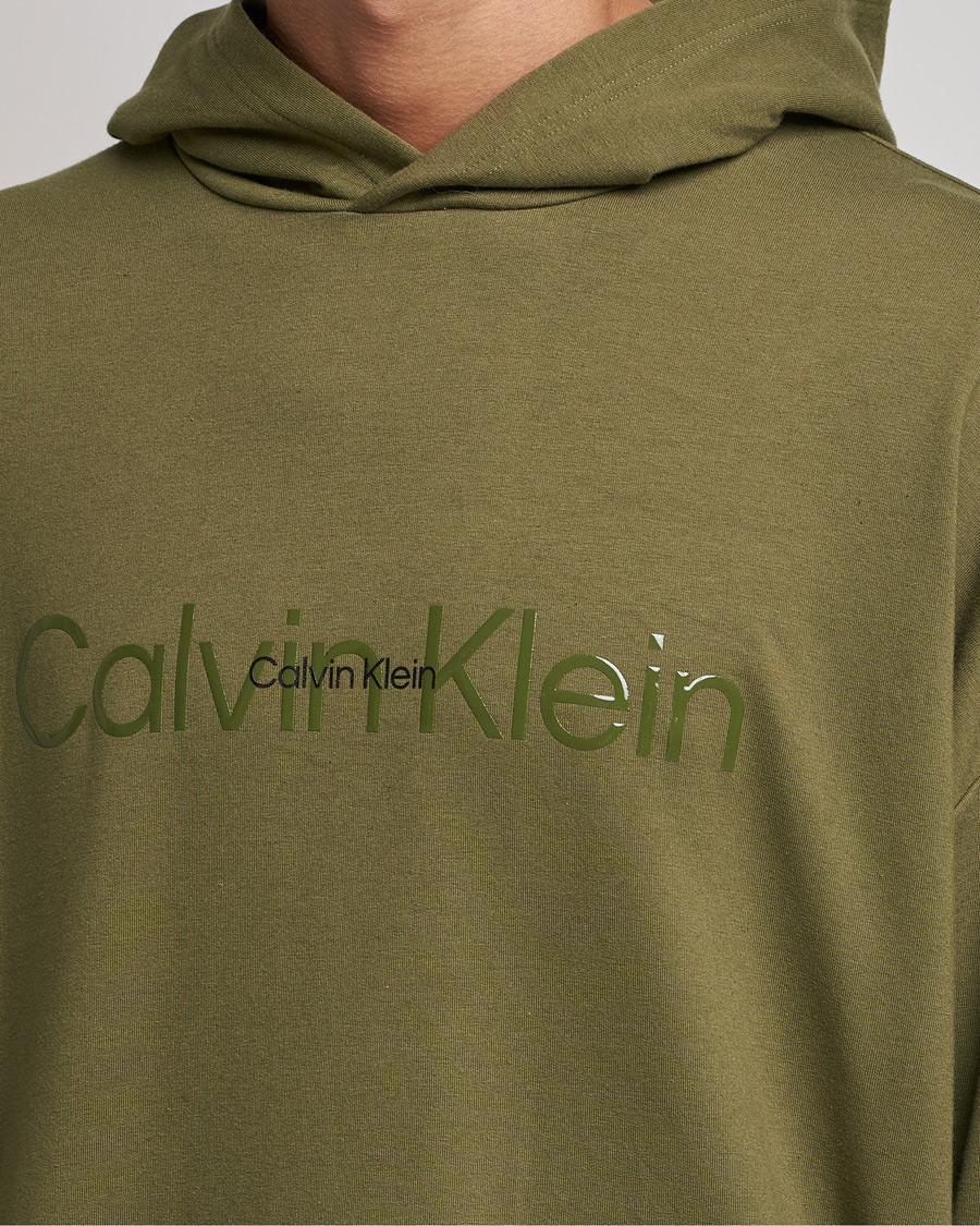 Homme | Pulls Et Tricots | Calvin Klein | Loungewear Logo Hoodie Olive