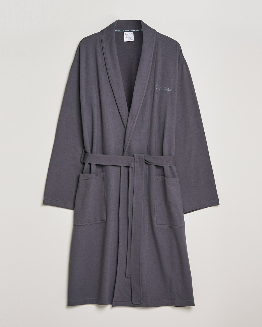 Homme | Peignoirs Et Pyjamas | Calvin Klein | Terry Robe Sleek Grey