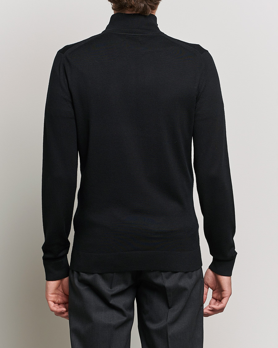 Homme | Pulls Et Tricots | Calvin Klein | Superior Wool Half Zip Sweater Black