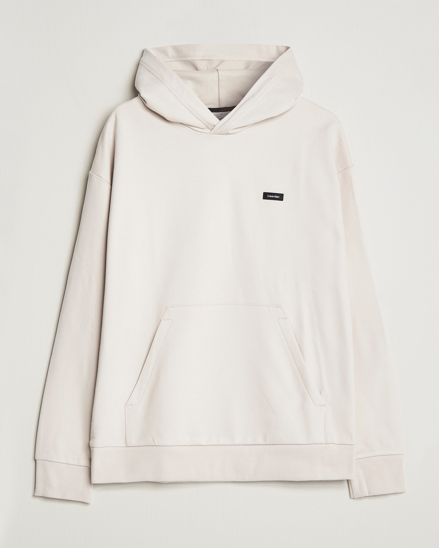 Homme | Pulls Et Tricots | Calvin Klein | Cotton Comfort Hoodie Stony Beige