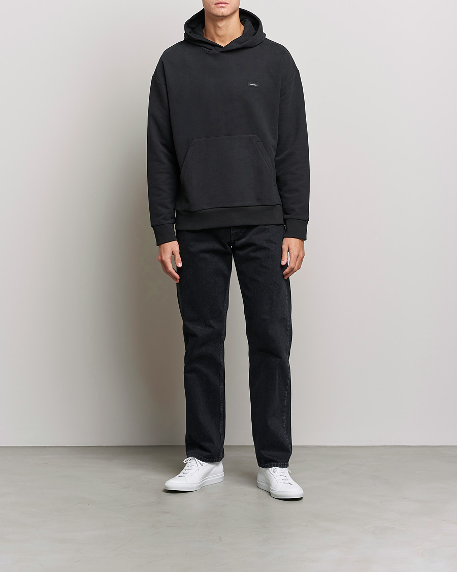 Homme | Pulls Et Tricots | Calvin Klein | Cotton Comfort Hoodie Black