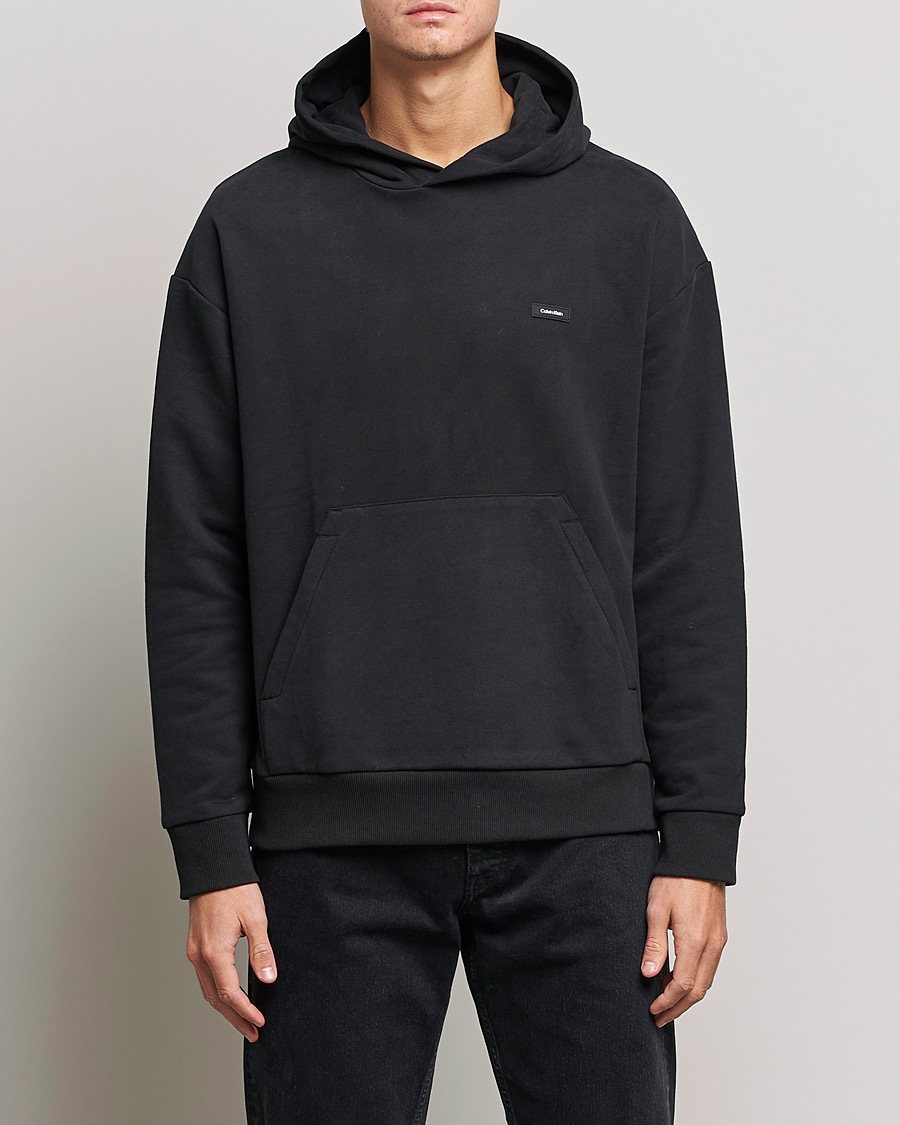 Homme | Pulls Et Tricots | Calvin Klein | Cotton Comfort Hoodie Black