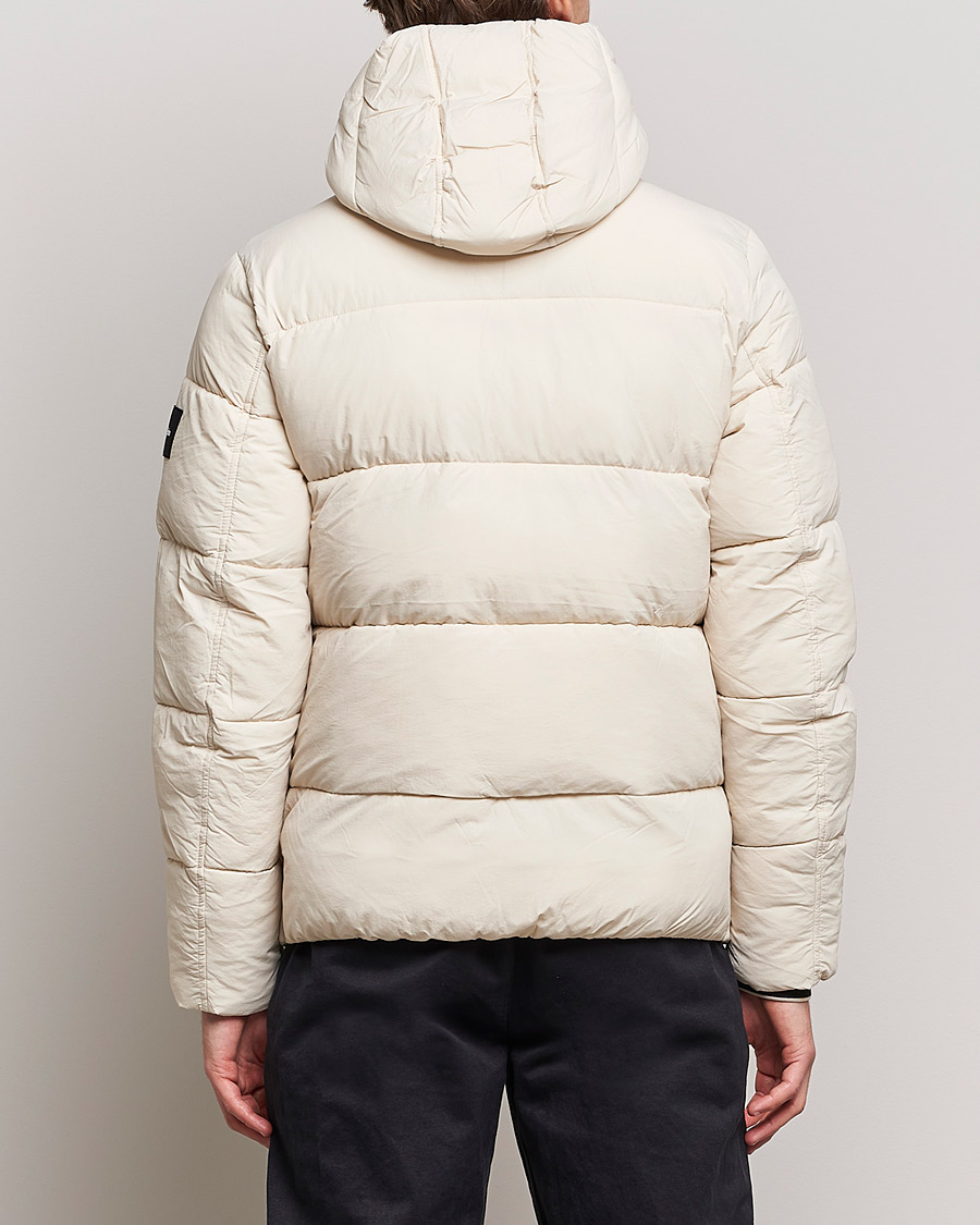Homme | Manteaux Et Vestes | Calvin Klein | Crinkle Nylon Puffer Jacket Stony Beige