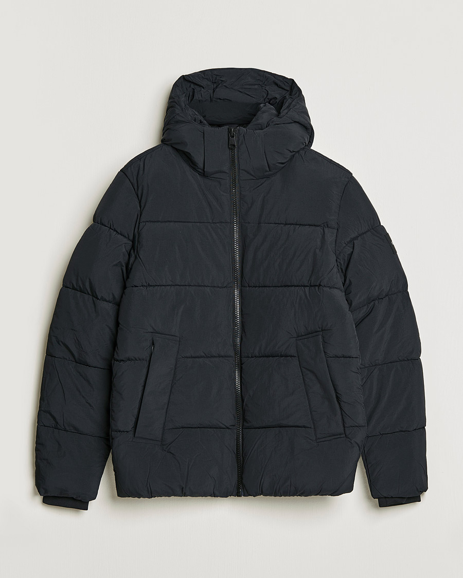 Homme | Manteaux Et Vestes | Calvin Klein | Crinkle Nylon Puffer Jacket Black