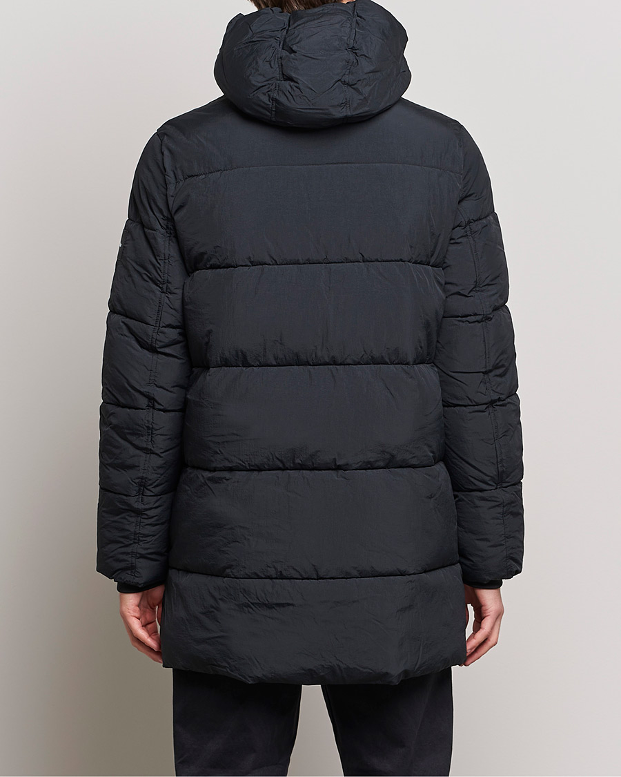 Homme | Manteaux Et Vestes | Calvin Klein | Crinkle Nylon Long Puffer Jacker Black