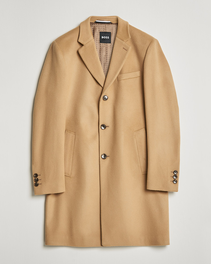 Homme | Manteaux Et Vestes | BOSS BLACK | BOSS Hyde Wool/Cashmere Coat Medium Beige