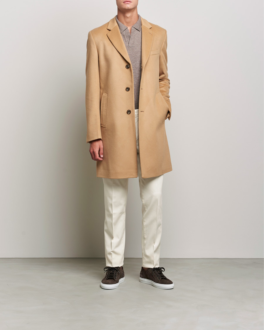 Homme | Manteaux Et Vestes | BOSS BLACK | BOSS Hyde Wool/Cashmere Coat Medium Beige