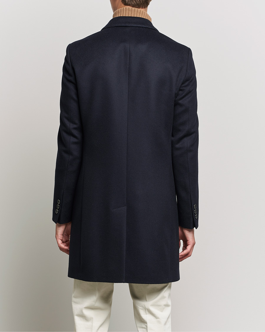 Homme | Manteaux Et Vestes | BOSS BLACK | BOSS Hyde Wool/Cashmere Coat Dark Blue