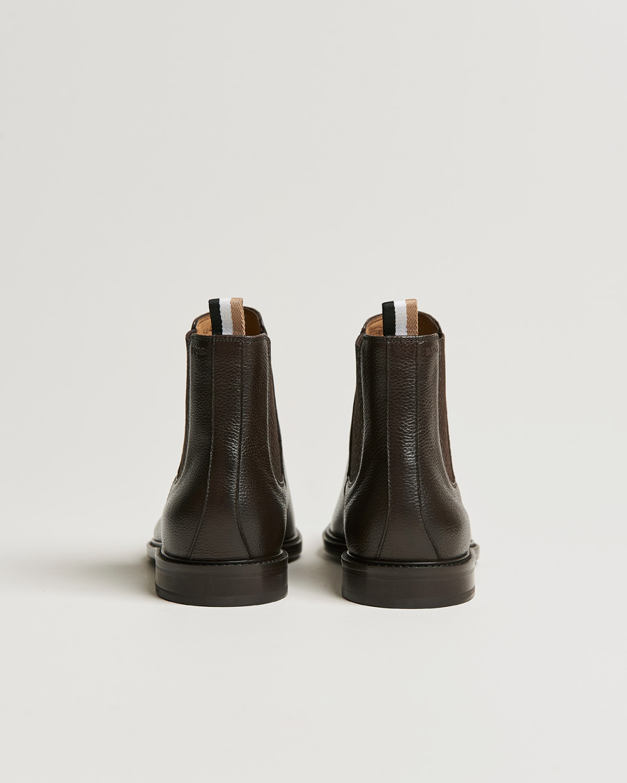 Homme | BOSS Lisbon Leather Chelsea Boots Dark Brown | BOSS BLACK | BOSS Lisbon Leather Chelsea Boots Dark Brown