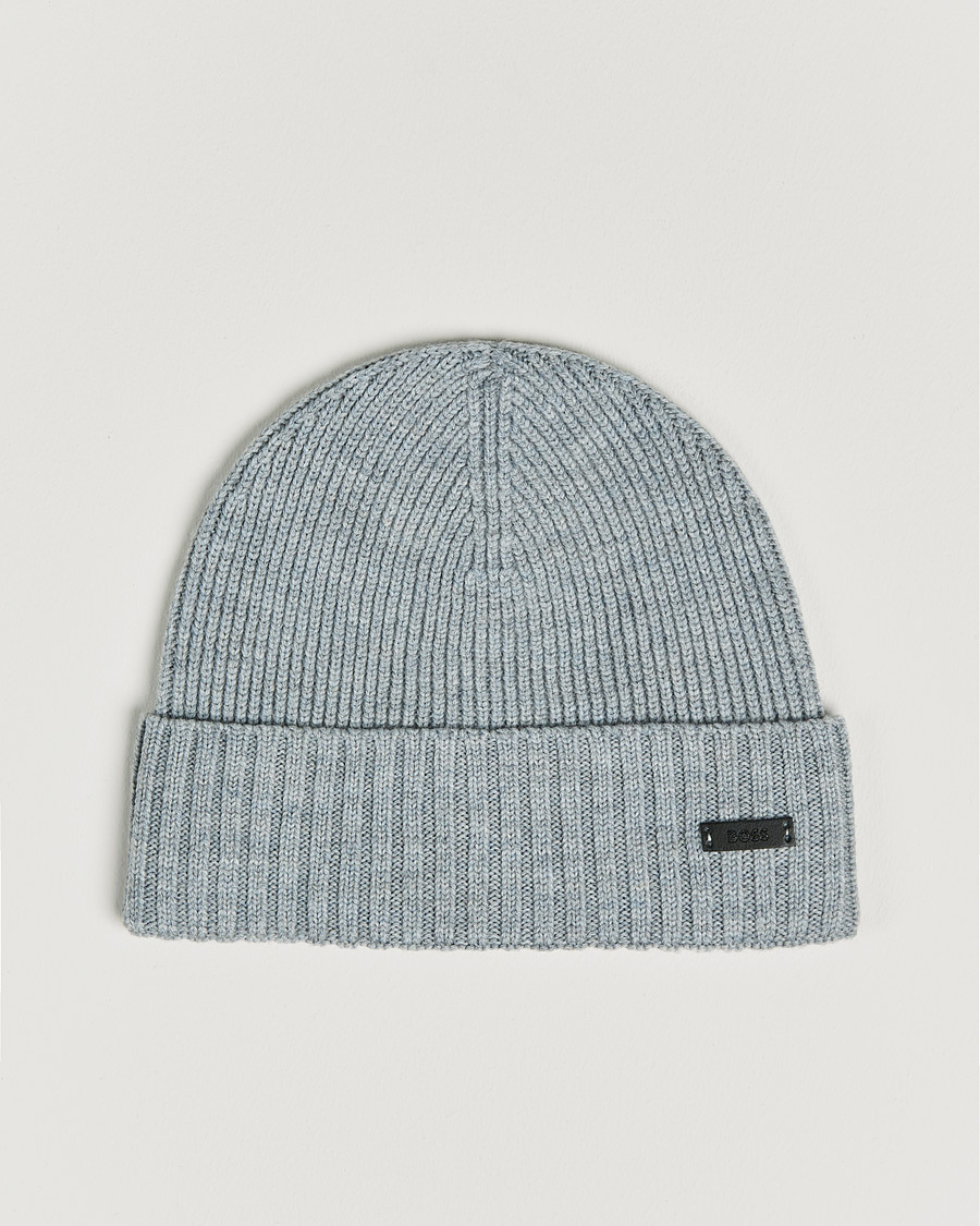 Homme | Fati Beanie Silver | BOSS BLACK | Fati Beanie Silver