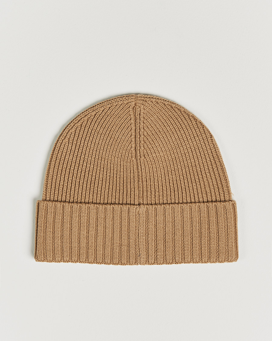 Homme | Fati Beanie Medium Beige | BOSS BLACK | Fati Beanie Medium Beige