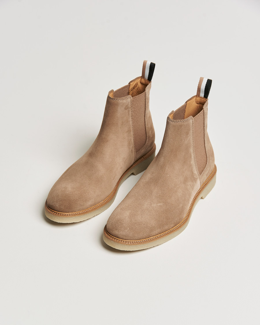 Homme | BOSS Tunley Suede Chelsea Boots Light Beige | BOSS BLACK | BOSS Tunley Suede Chelsea Boots Light Beige